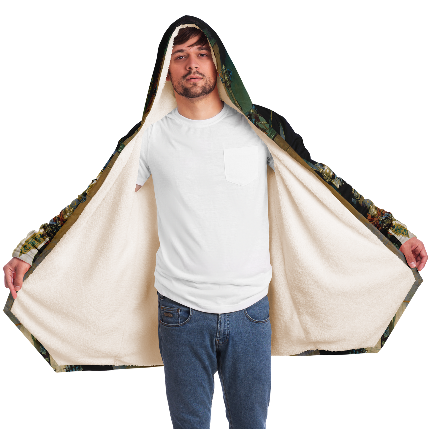 Anubis Guide To The Underworld Microfleece Cloak