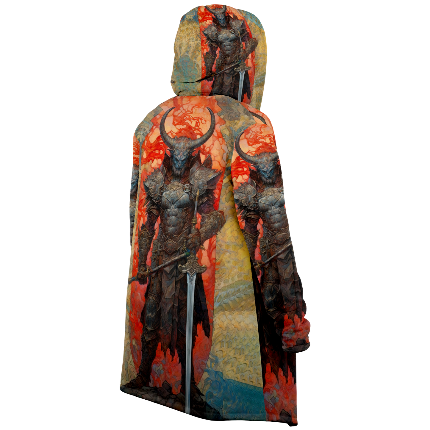 Minotaur Champion Microfleece Cloak