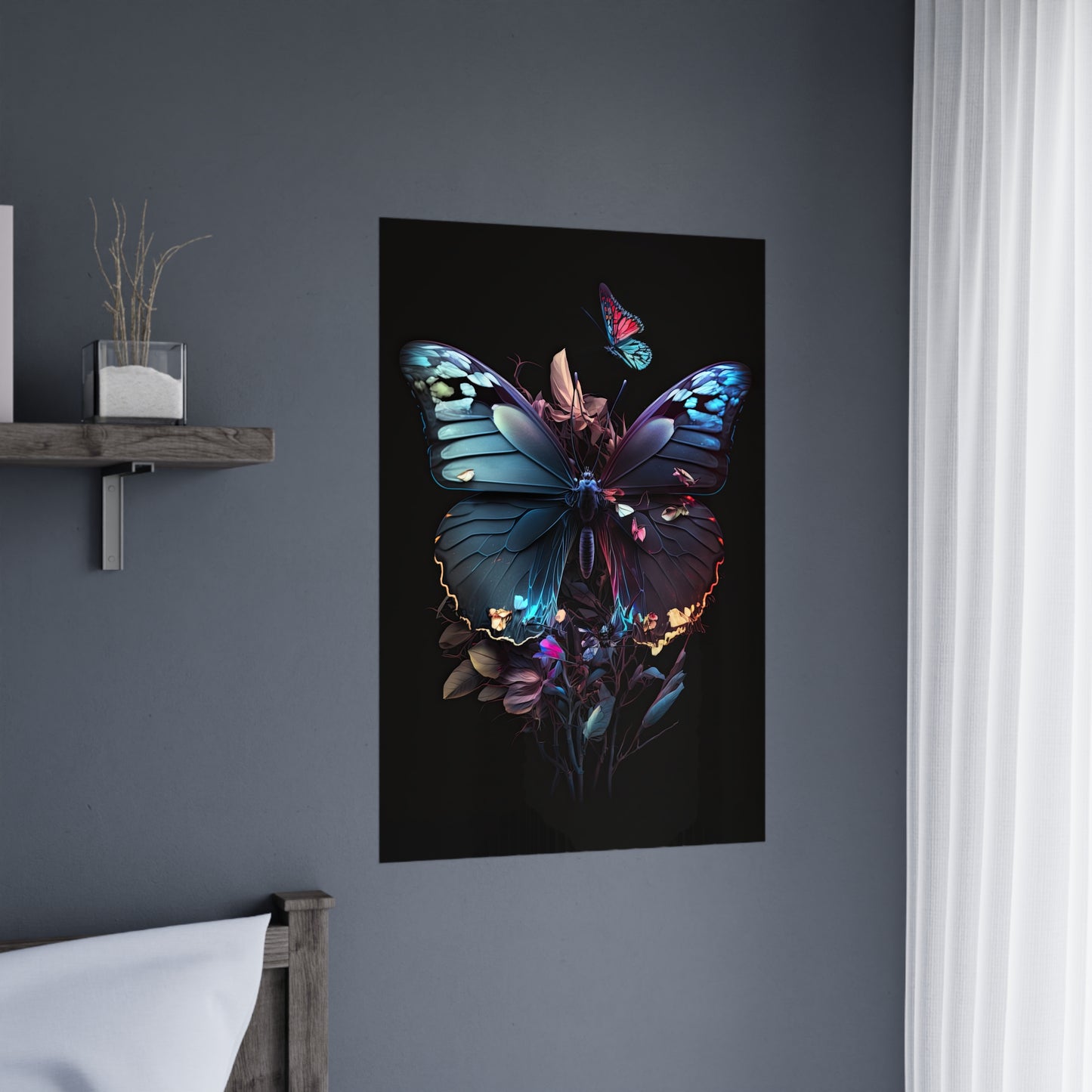 "Black Pearl Butterfly" Poster - Print