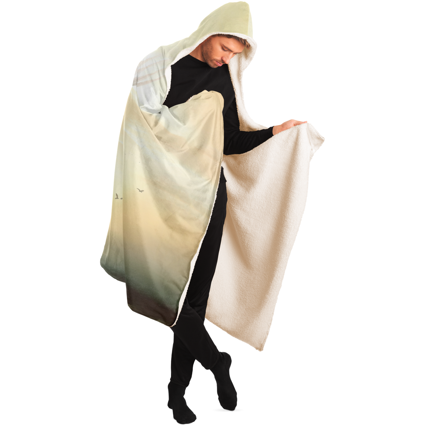 Wings Of Dawn Pegasus Hooded Blanket