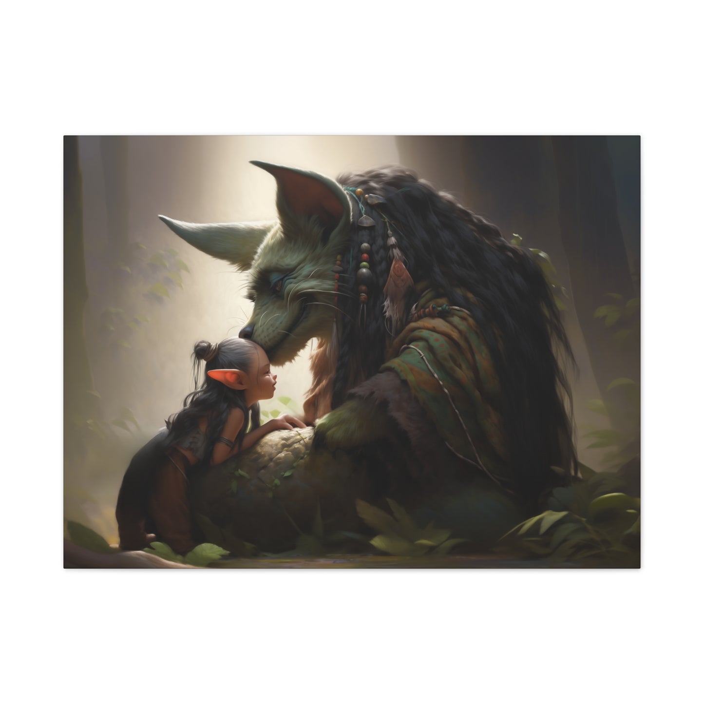 "Forest Elders And Fairytales"  Canvas Stretched, 0.75" - Print