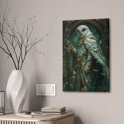 "Whitewing Of The Feathered Dawn" Canvas Stretched, 0.75" - Print