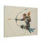 "Skyborne Archer"  Canvas Stretched, 0.75" - Print