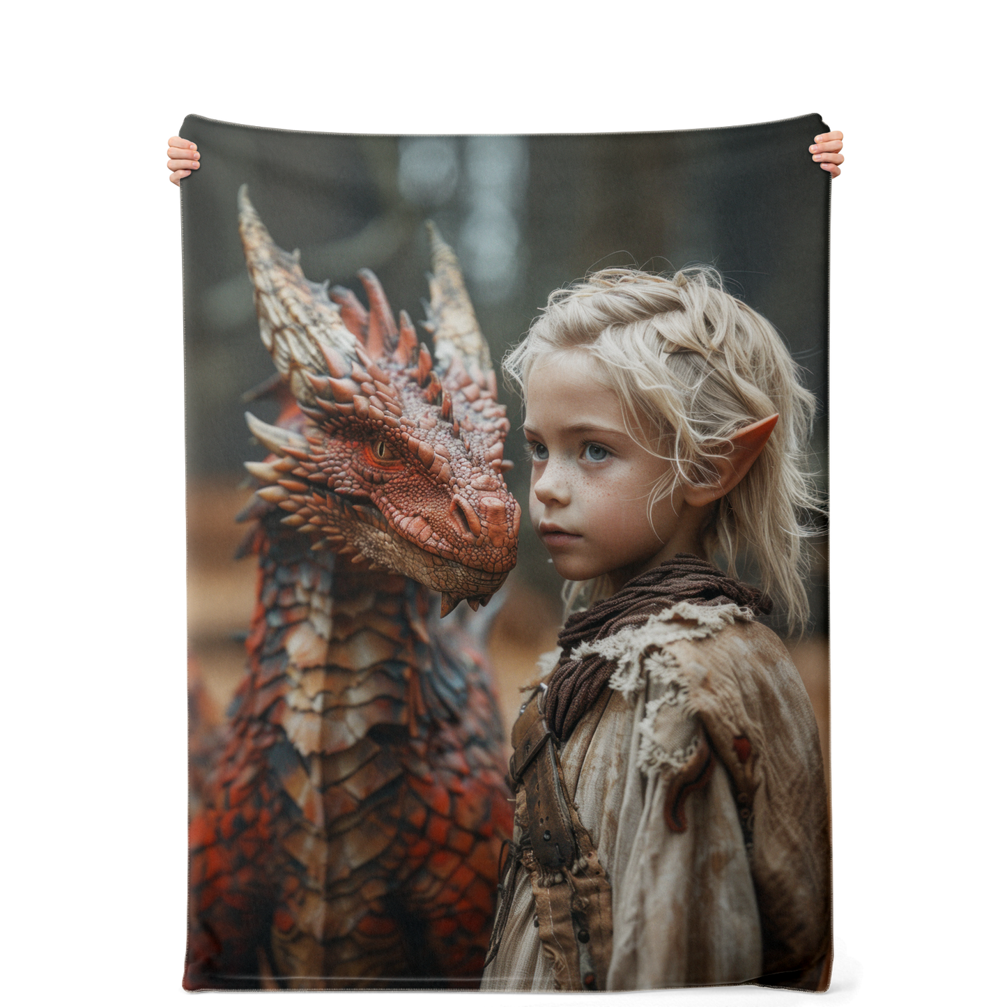 Premium Microfleece Dragon Rider In Training Blanket