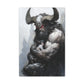 "Horned Protector" Canvas Stretched, 0.75" - Print