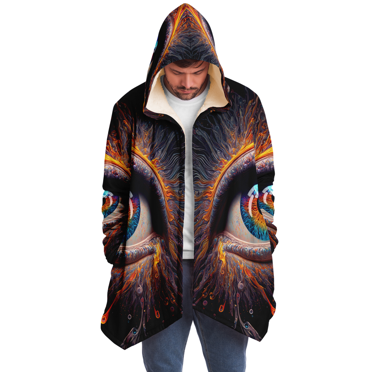 Liquid Dream Sight Microfleece Festival Cloak