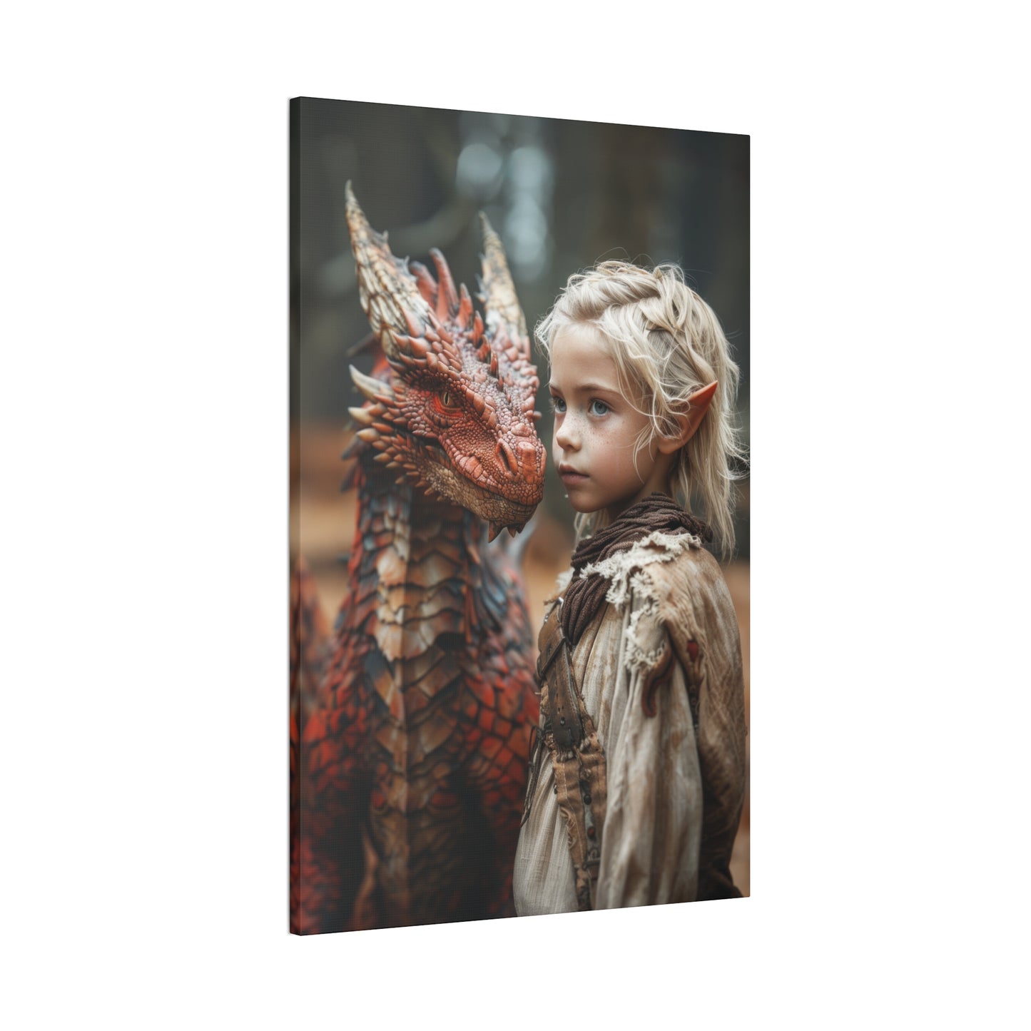 "Dragon Rider In Training" Canvas Stretched, 0.75" - Print