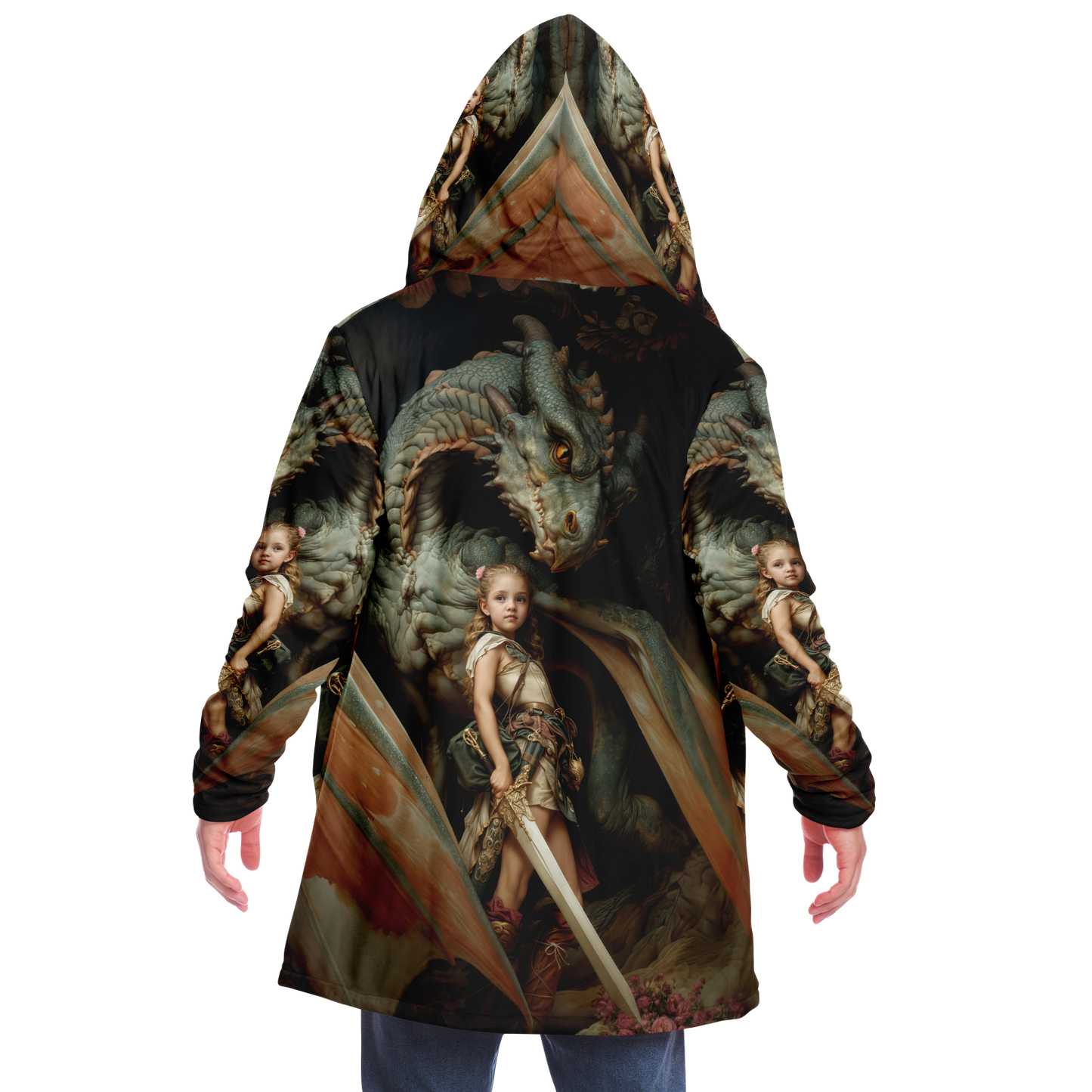 Little Maiden Warrior Microfleece Cloak