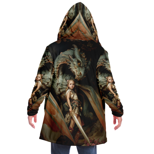 Little Maiden Warrior Microfleece Cloak