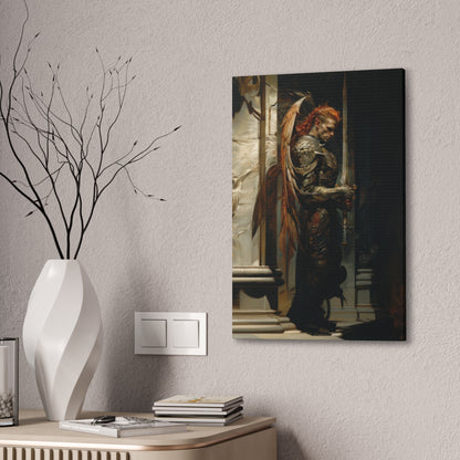 "Eavesdropping" Canvas Stretched, 0.75" - Print