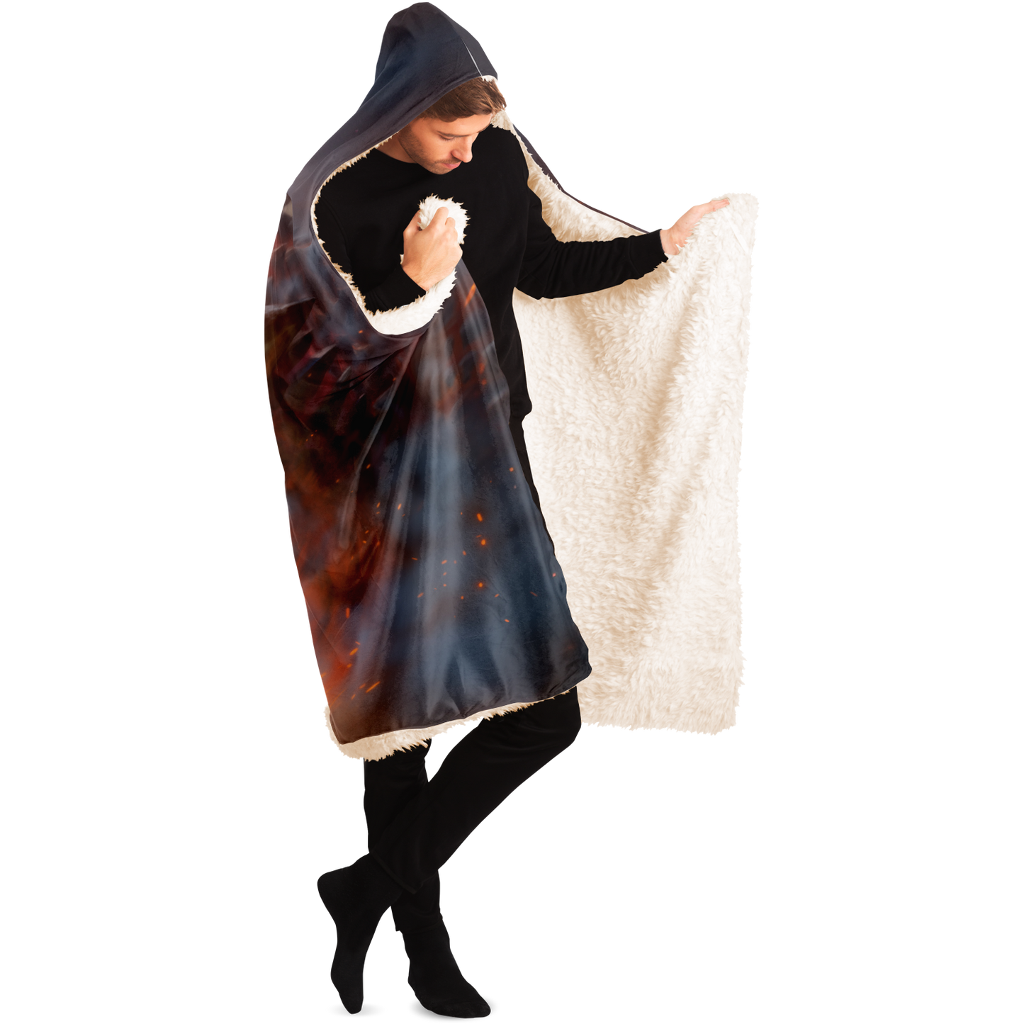 I Am Fire Hooded Blanket