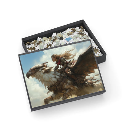 "Griffin Rider" Puzzle (500, 1000-Piece)