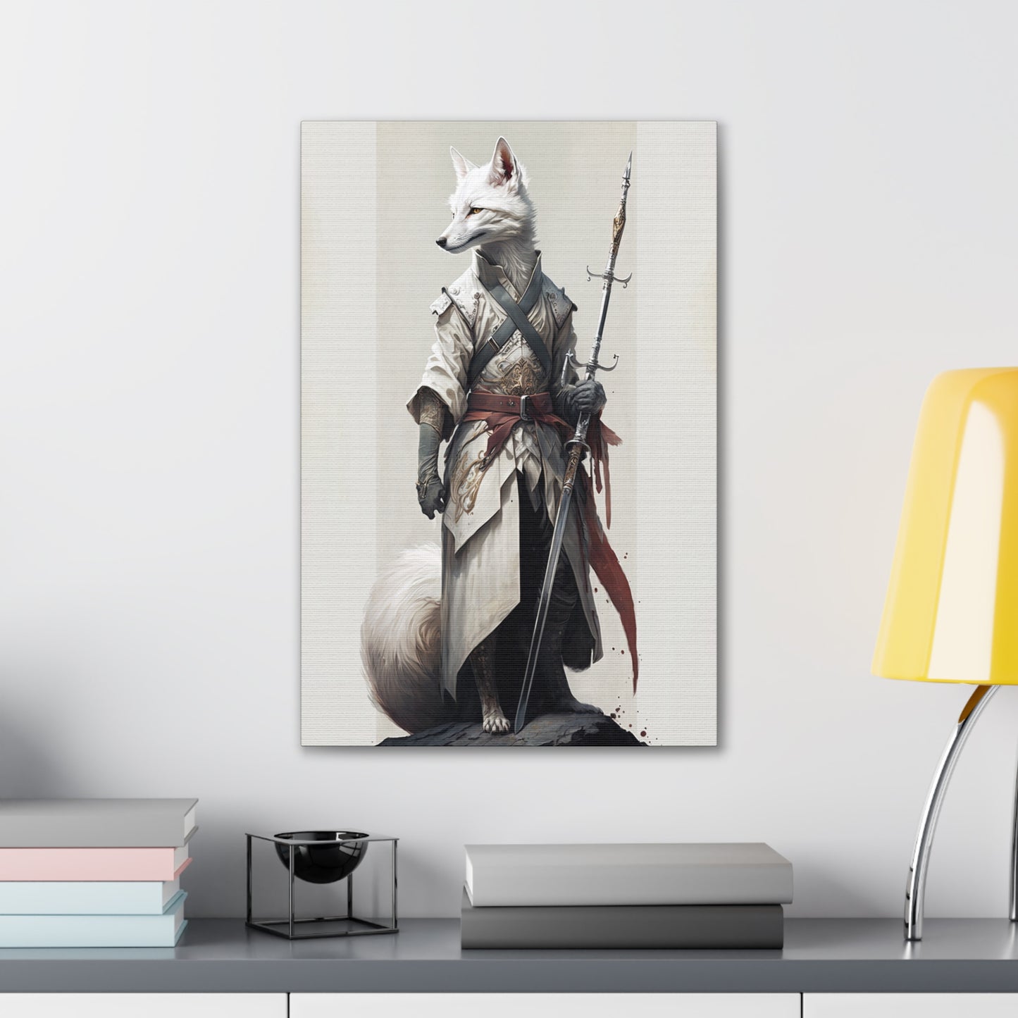 "Fox Paladine" Canvas Stretched, 0.75" - Print