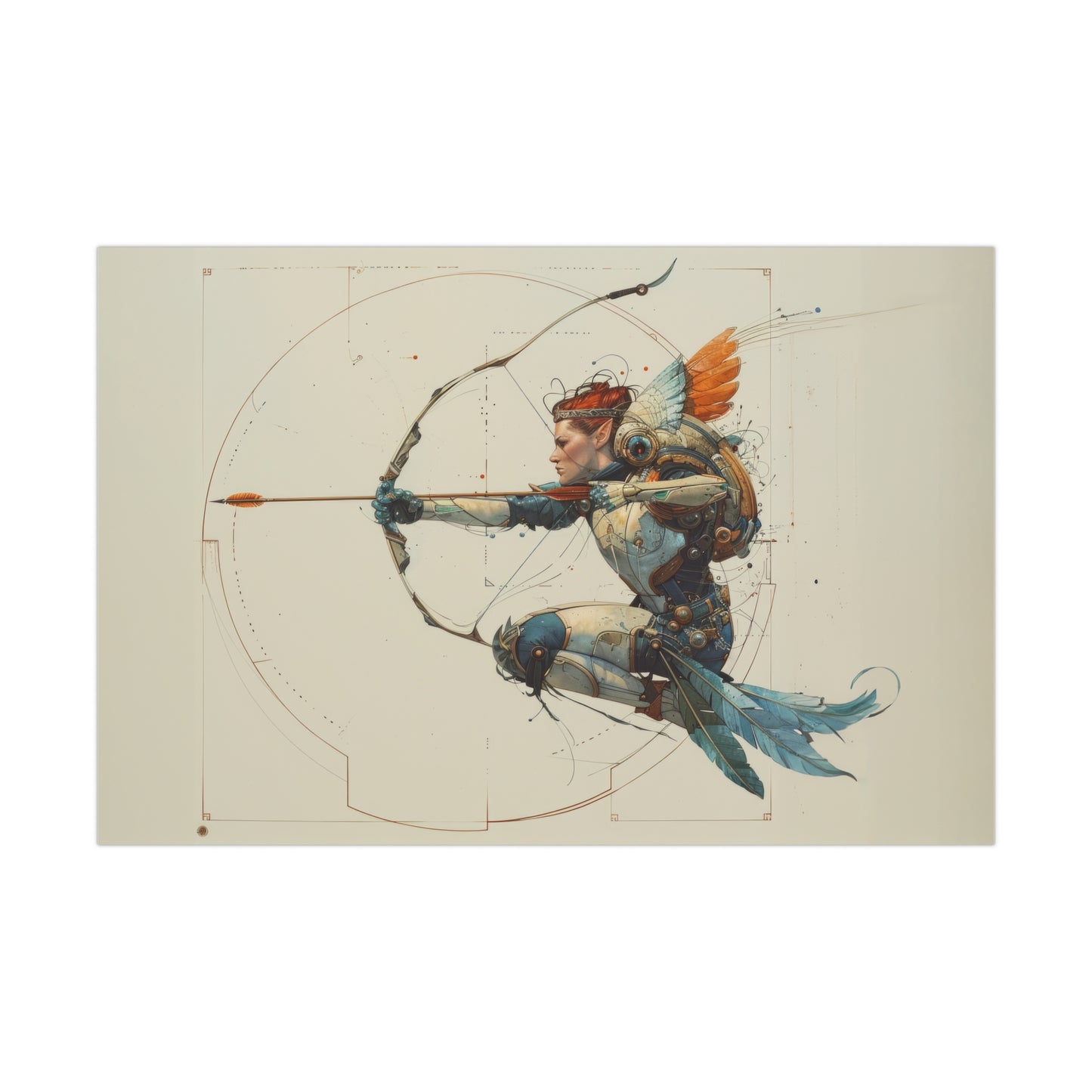 "Skyborne Archer" Poster - Print