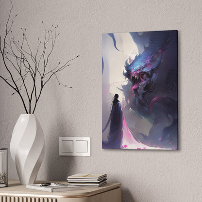 "Kraken Of The Void" Canvas Stretched, 0.75" - Print