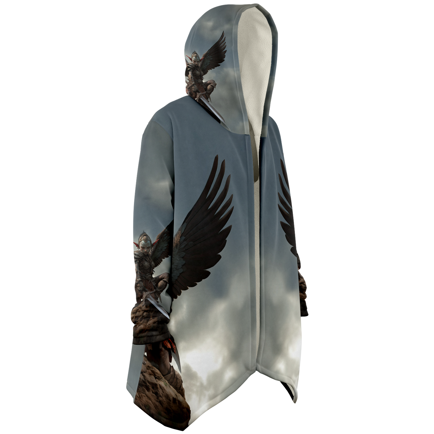 Goblin Harpy Queens Gaurd Microfleece Cloak