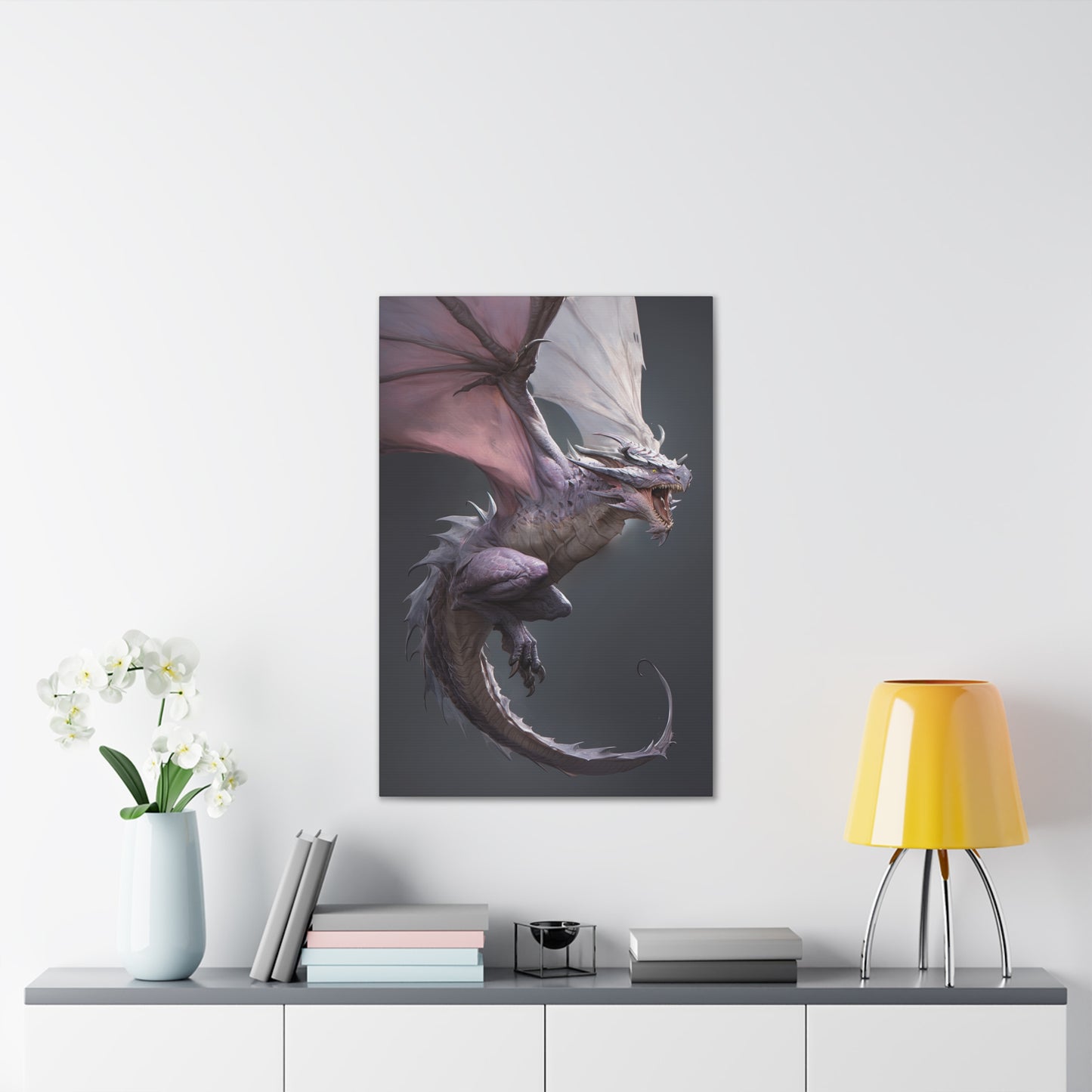 "Amethyst Ascender" Canvas Stretched, 0.75" - Print