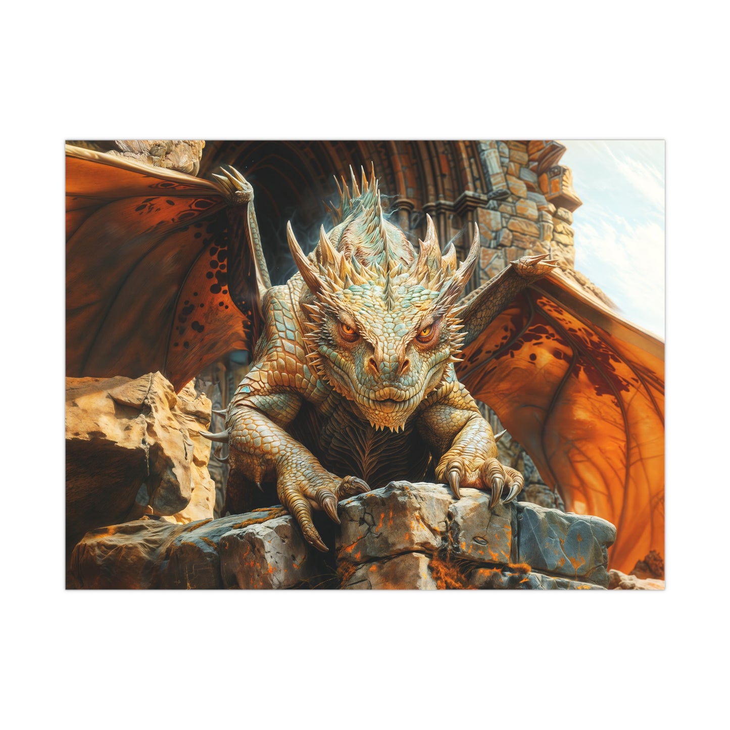 "Protector of the Forgotten Keep" Poster - Print