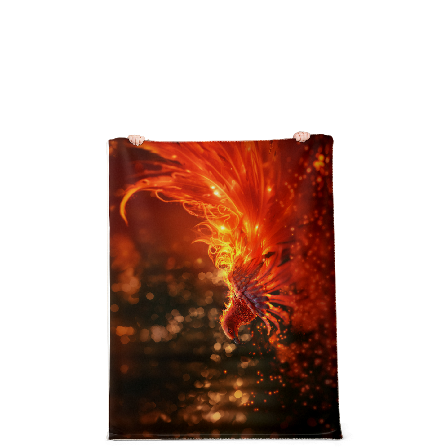 Blazing Grace Phoenix Premium Microfleece Blanket