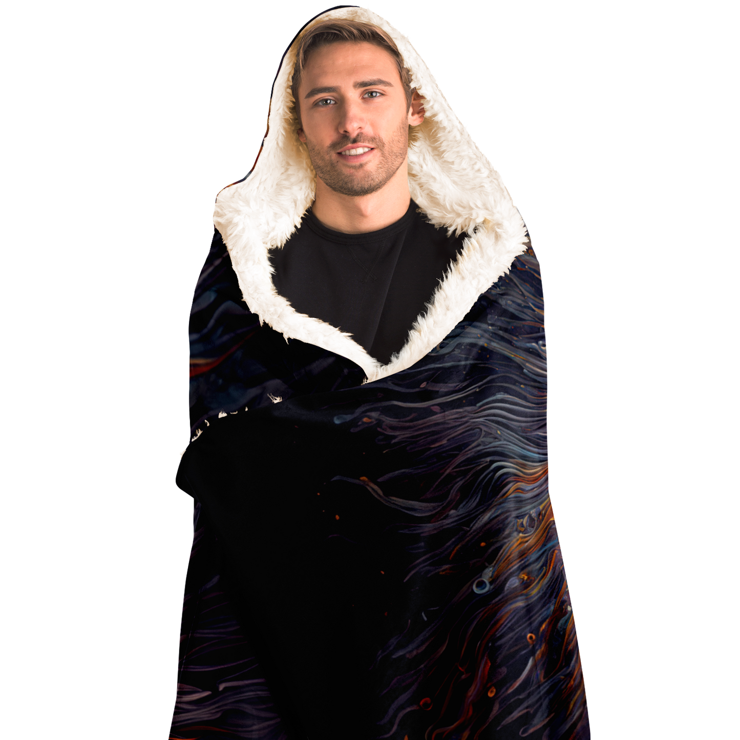 Liquid Dream Sight Hooded Festival Blanket