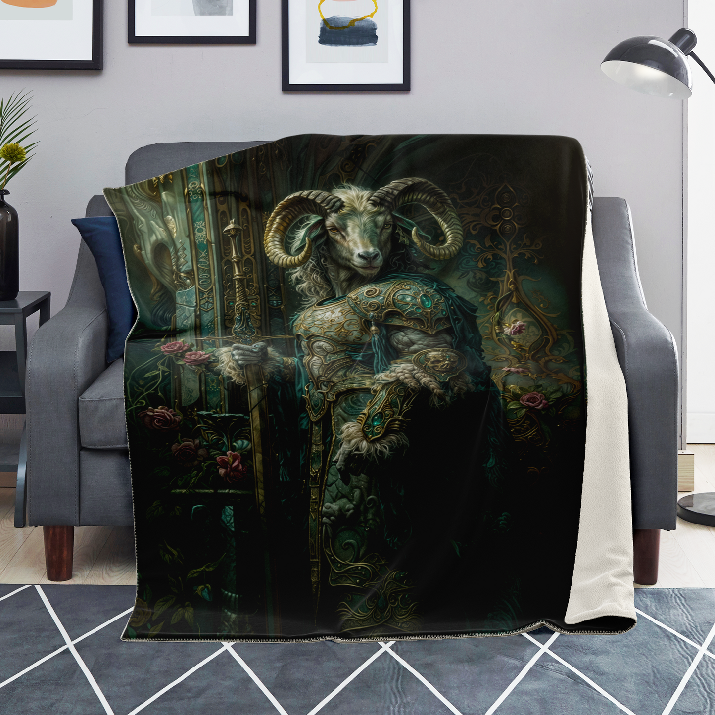 Emerald Oathkeeper Premium Microfleece Blanket