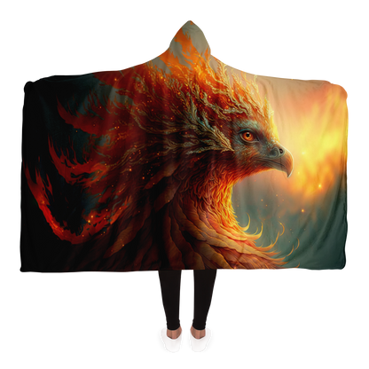 Feathers Of The Phoenix Hooded Blanket