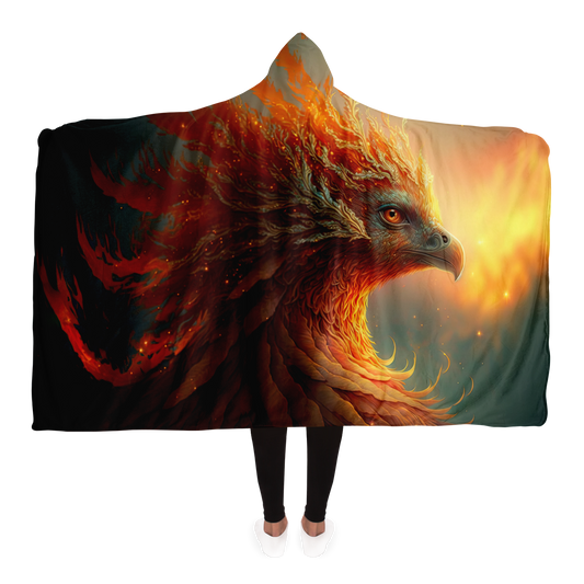 Feathers Of The Phoenix Hooded Blanket