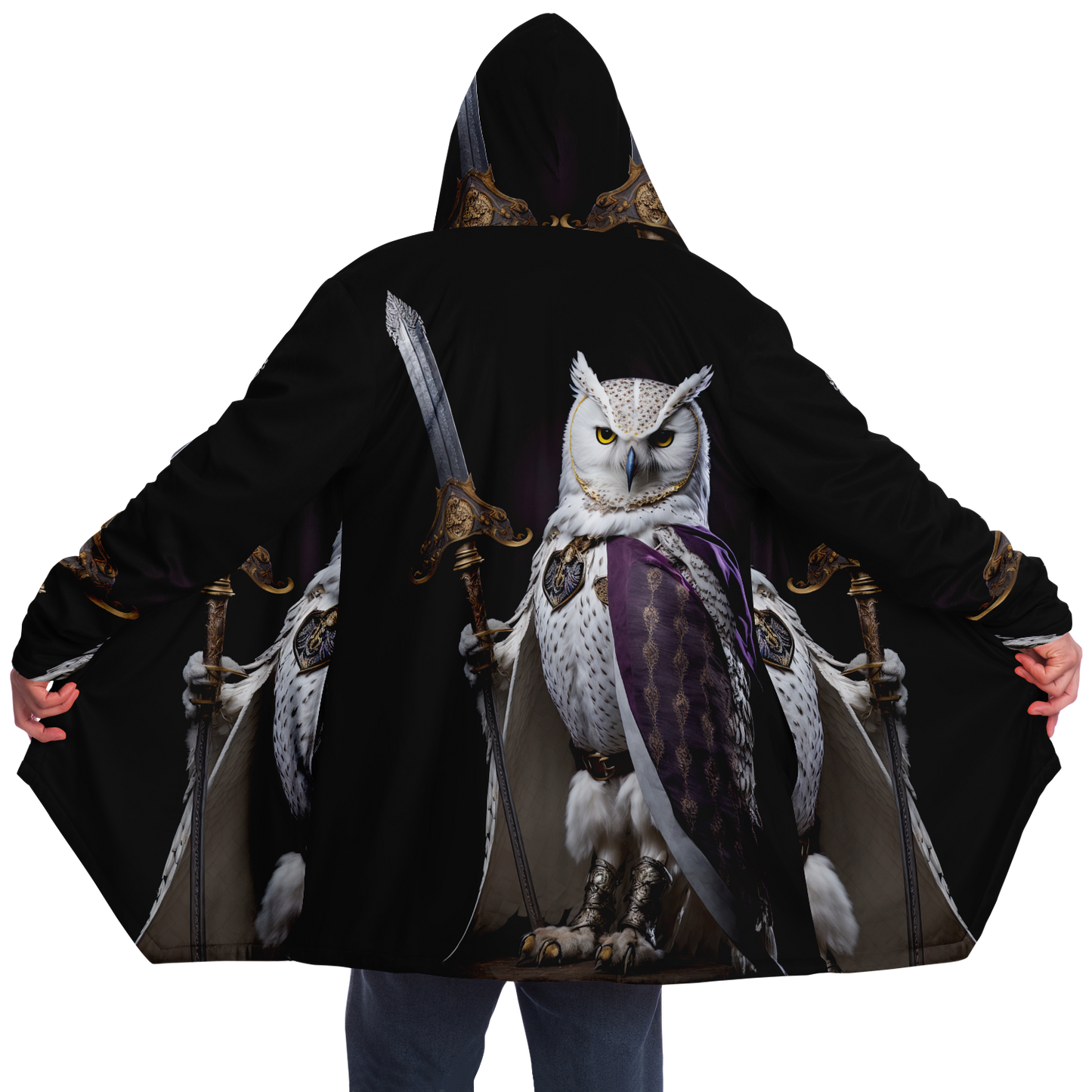 Owl Royal Gaurd Microfleece Cloak