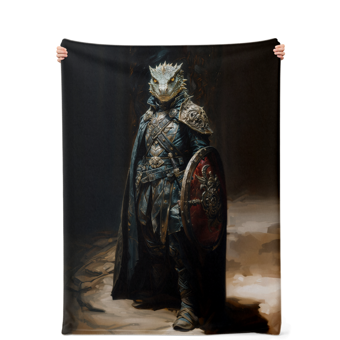 Captain Of The Crooked Vanguard Premium Microfleece Blanket