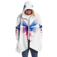 Inkblot Dragonfly Microfleece Cloak