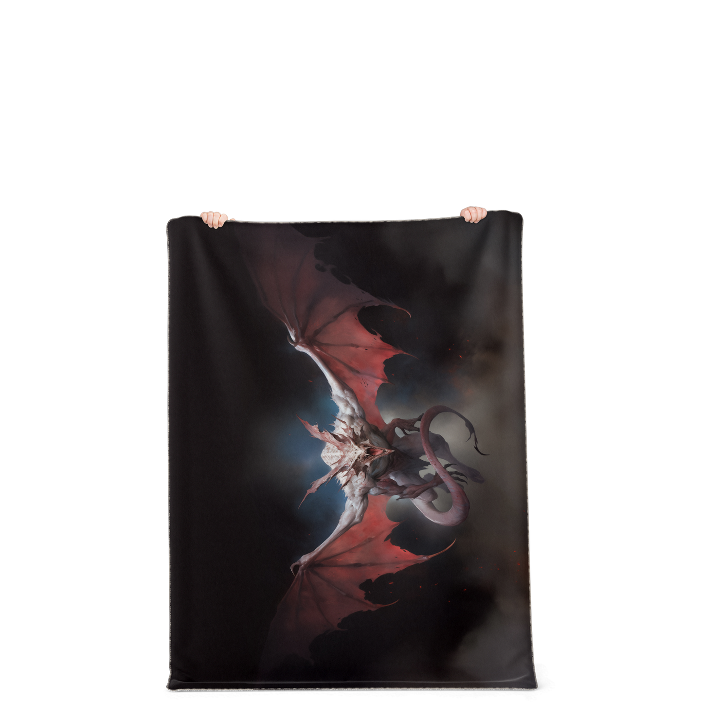 Winged Nightmare Premium Microfleece Blanket