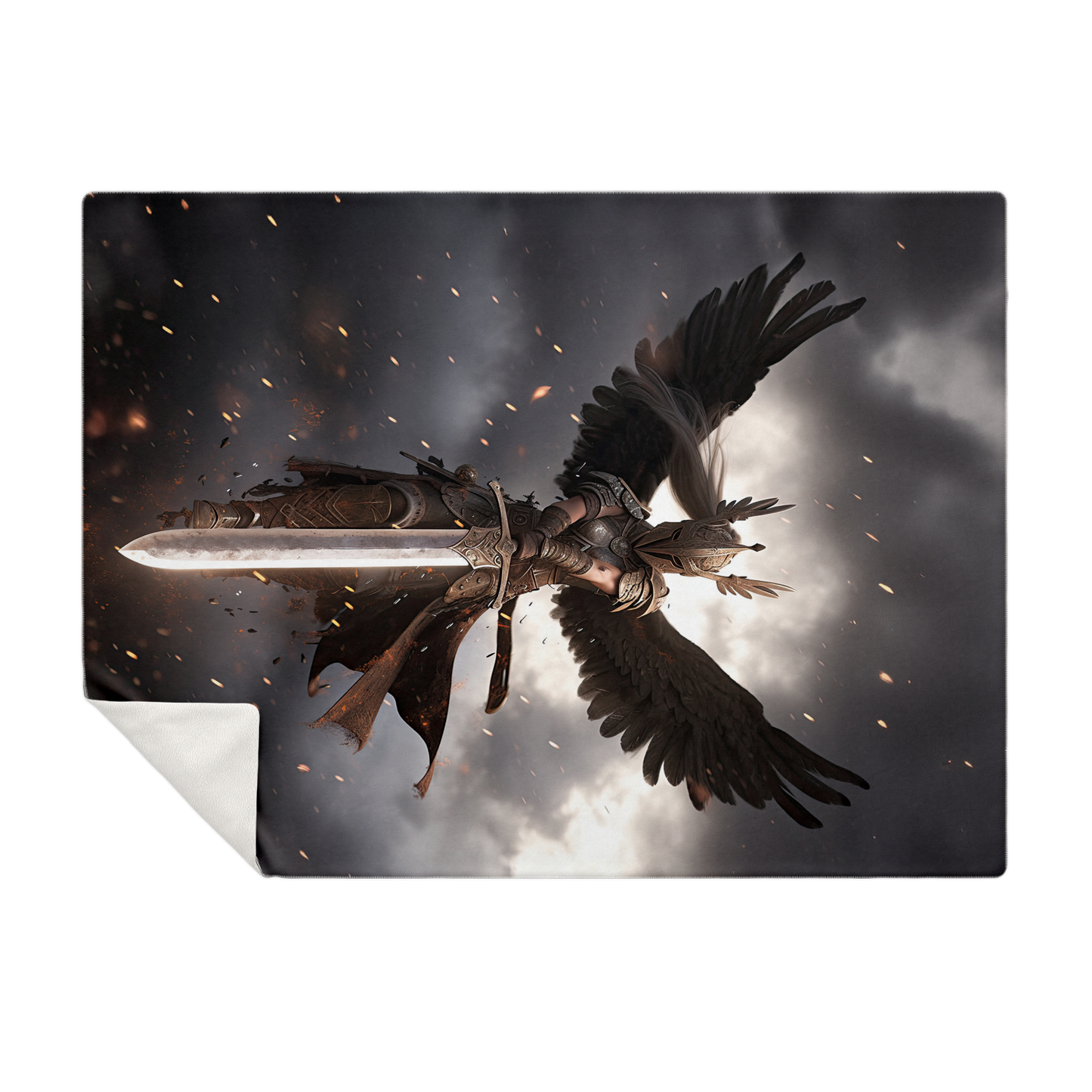 Valkyrie Justice Premium Microfleece Blanket