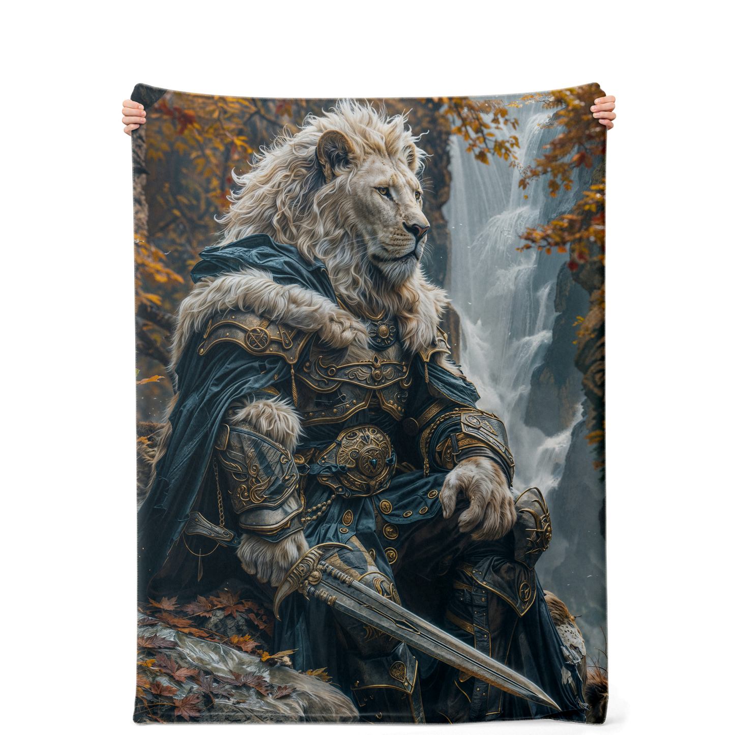 Lionhearts Mourning Premium Microfleece Blanket