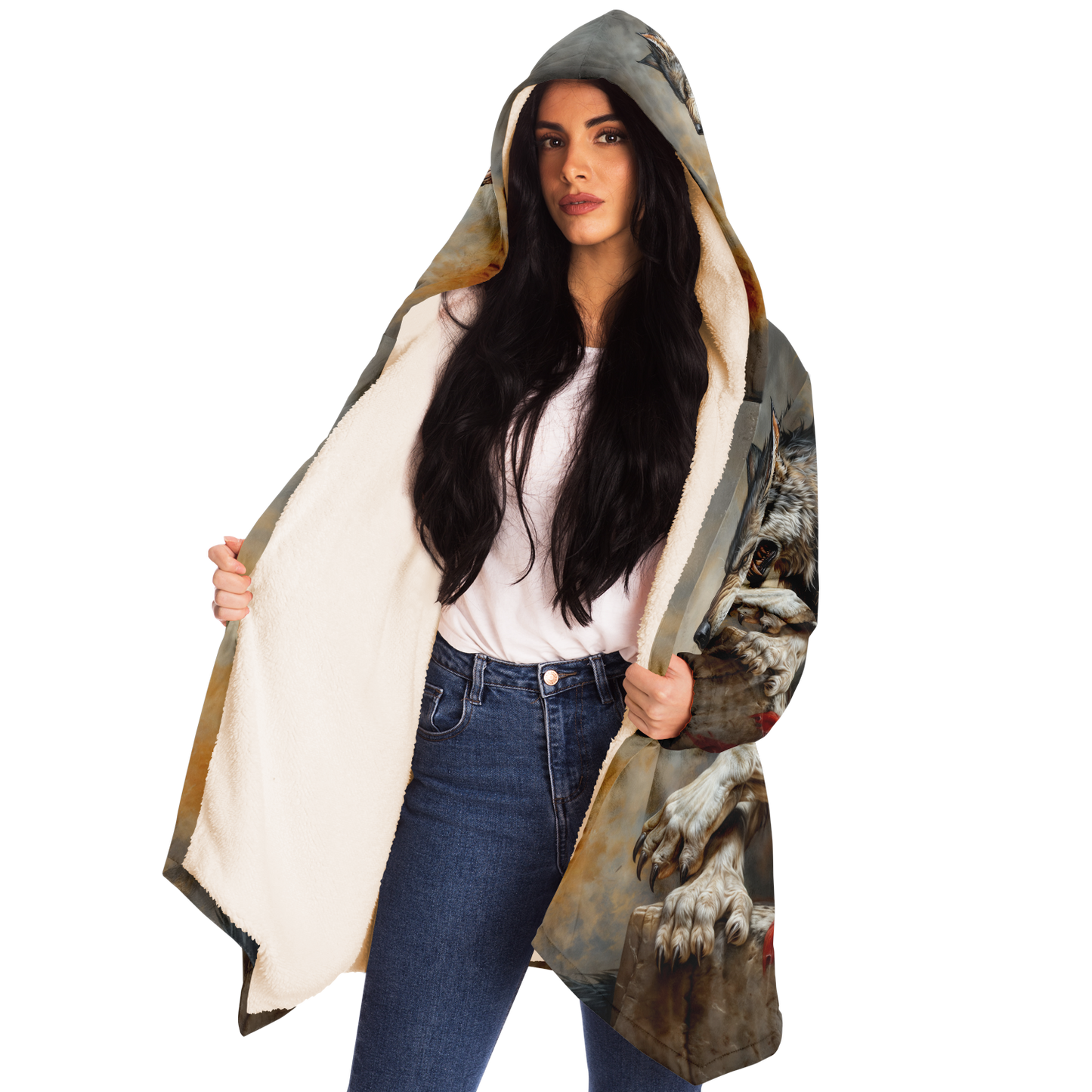 Dracowolf Microfleece Cloak