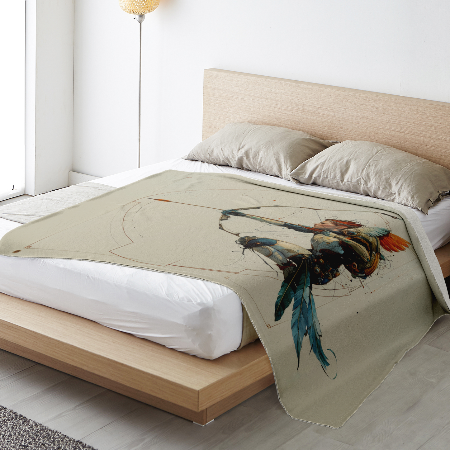 Premium Microfleece Skyborne Archer Blanket