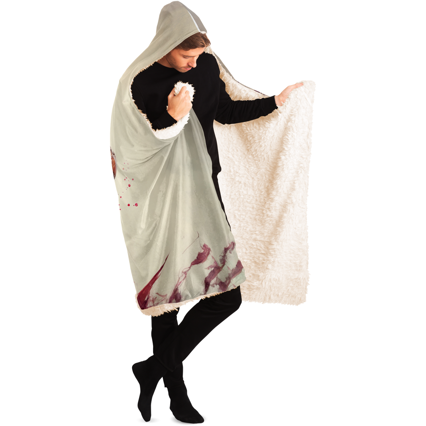 Blood Dragon Hooded Blanket