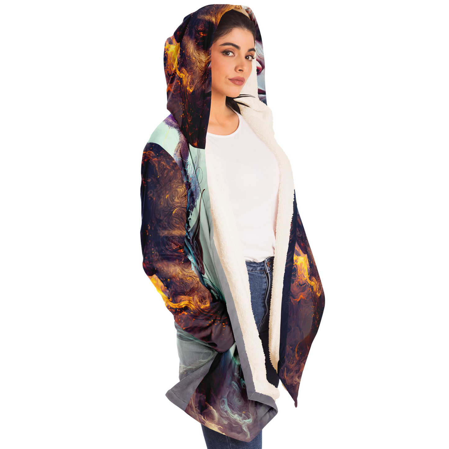 Minotaur Dreaming Microfleece Cloak