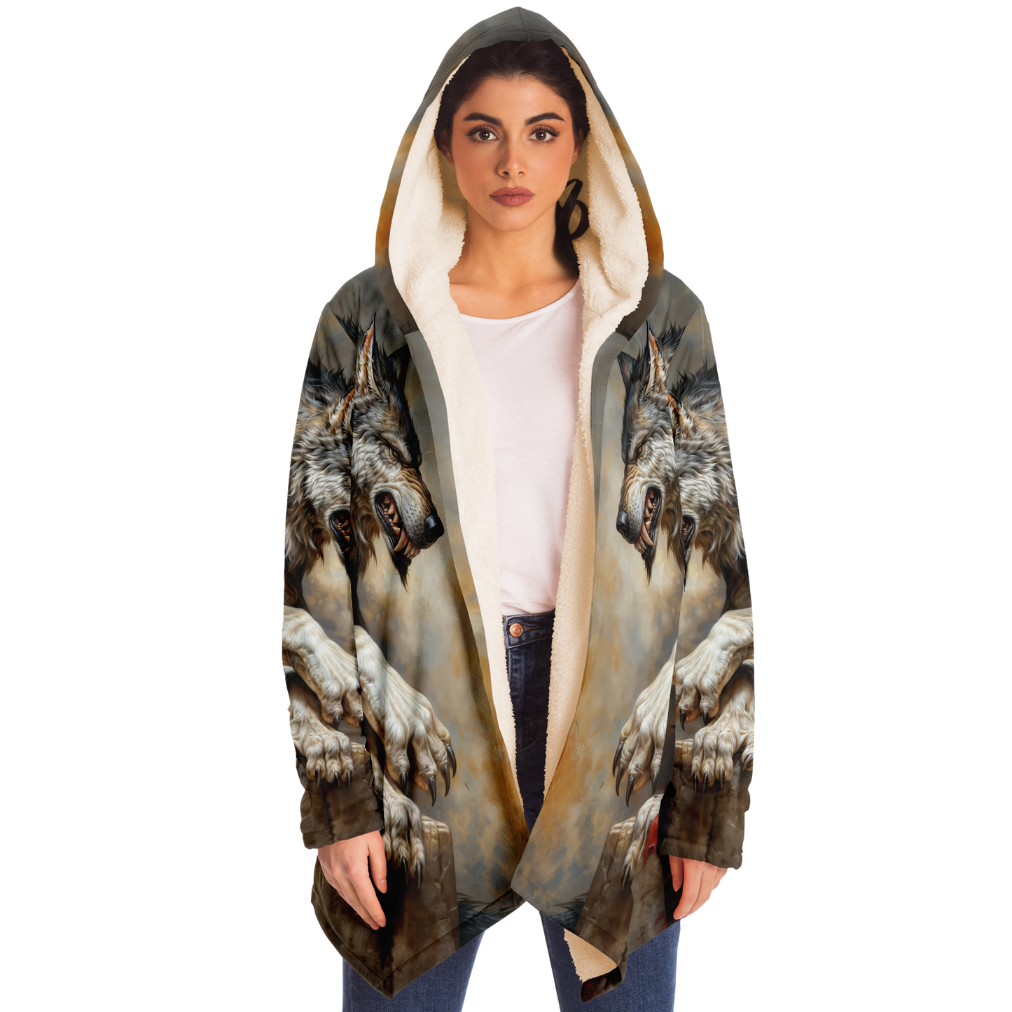 Dracowolf Microfleece Cloak