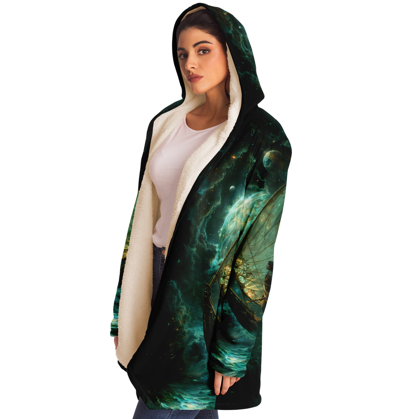 Astral Navigator Microfleece Cloak