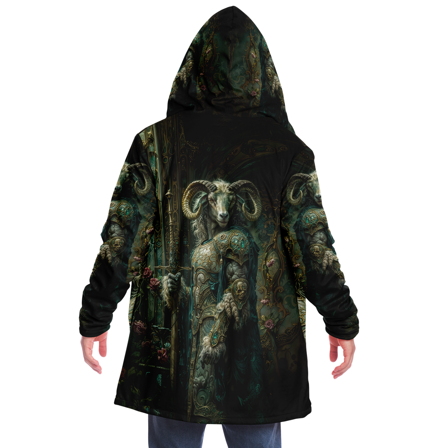 Emerald Oathkeeper Microfleece Cloak