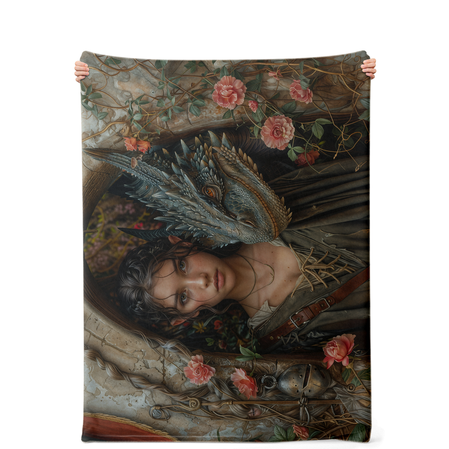 The Secret Garden Premium Microfleece Blanket