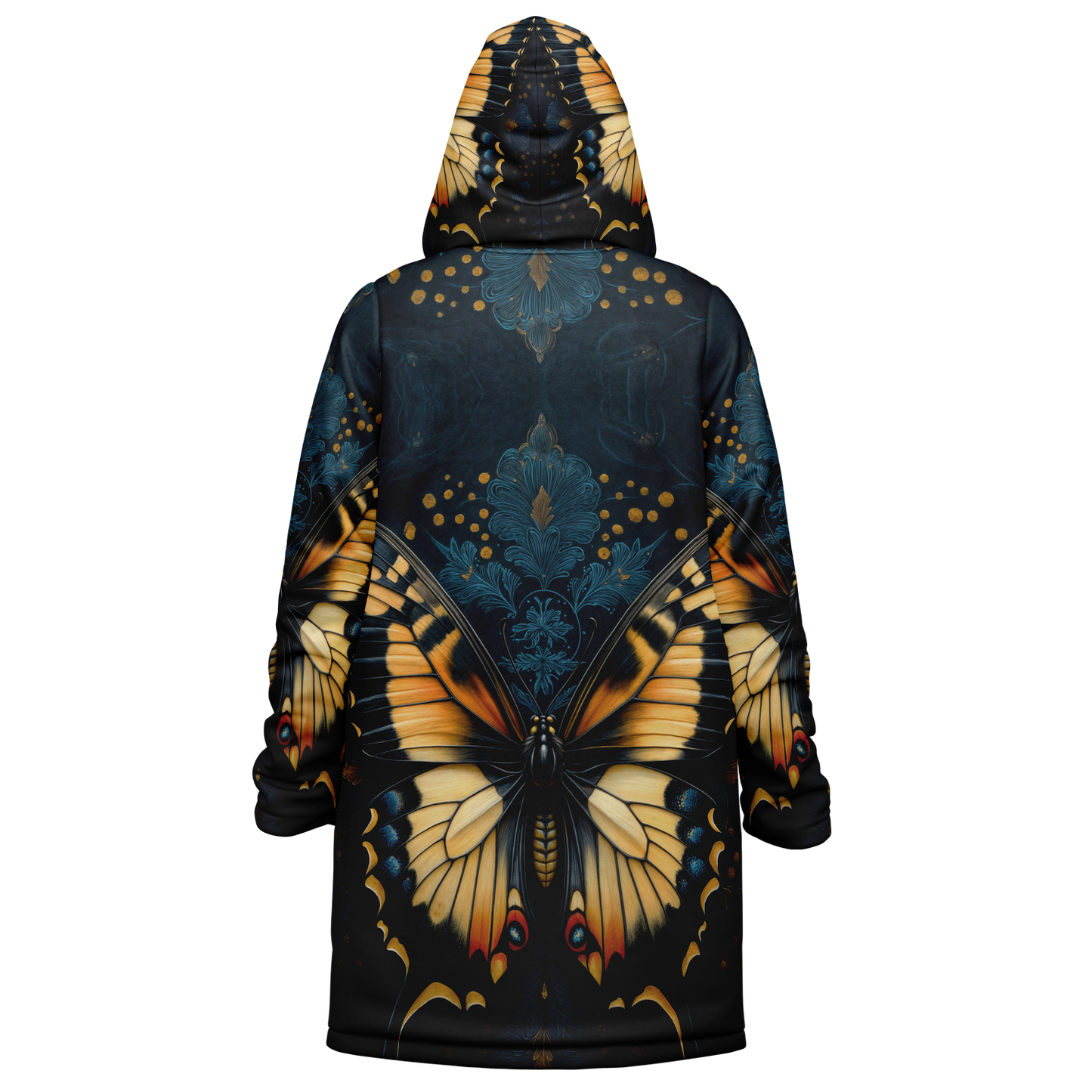 Moonlit Dragontail Butterfly Zipper Cloak