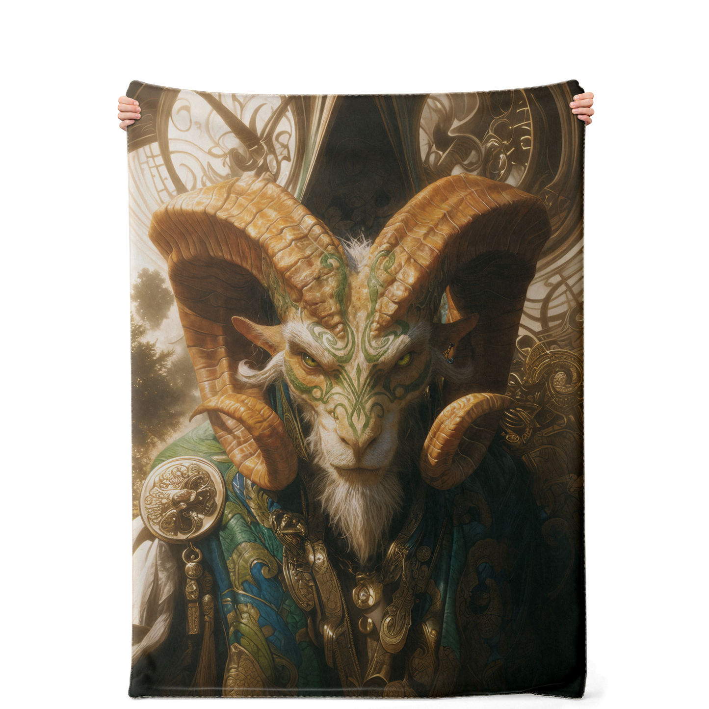 Double-Cross Cleric Premium Microfleece Blanket