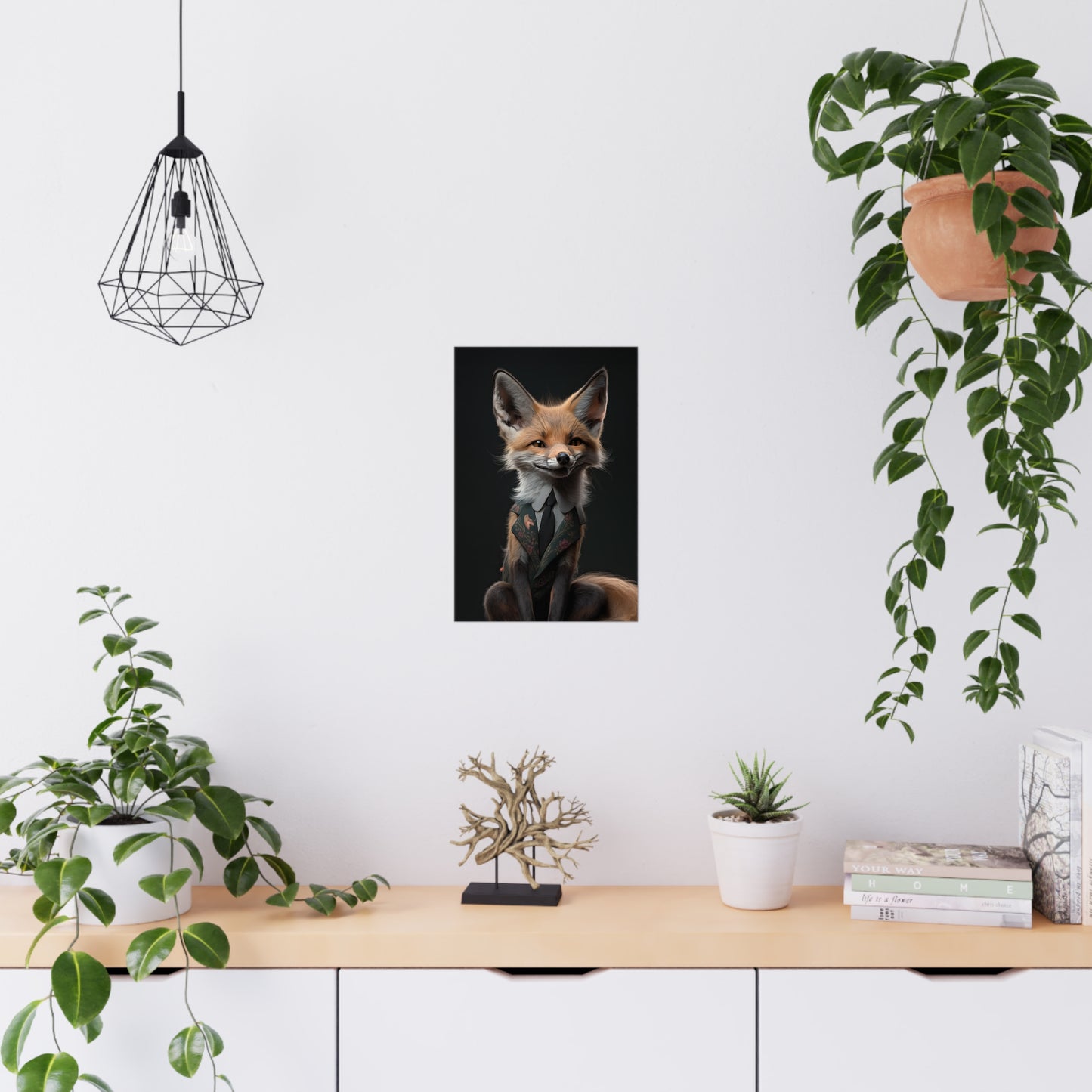 "Mr Sleek Fox" Poster - Print