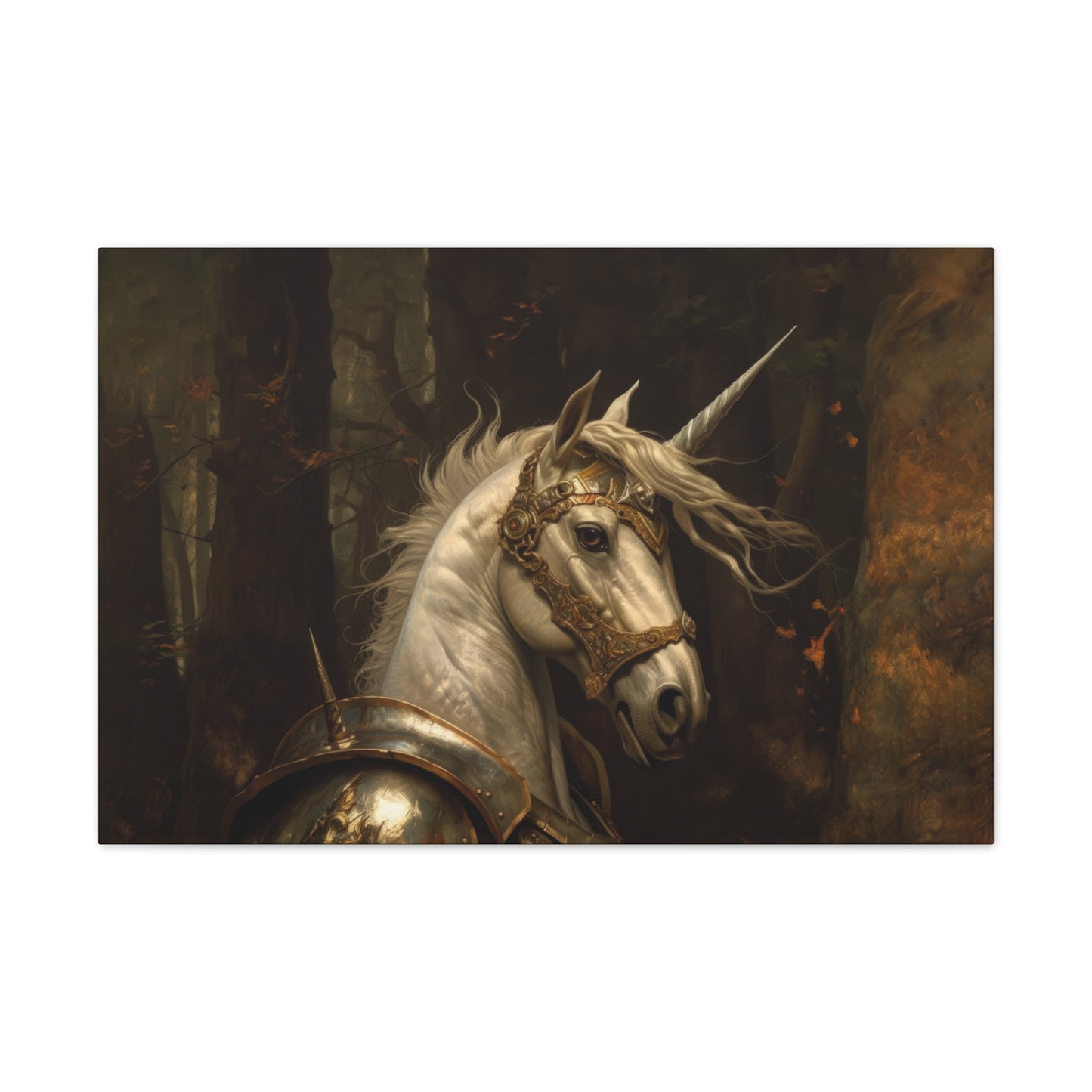 "Sir Hornblade Sentinal"  Canvas Stretched, 0.75" - Print