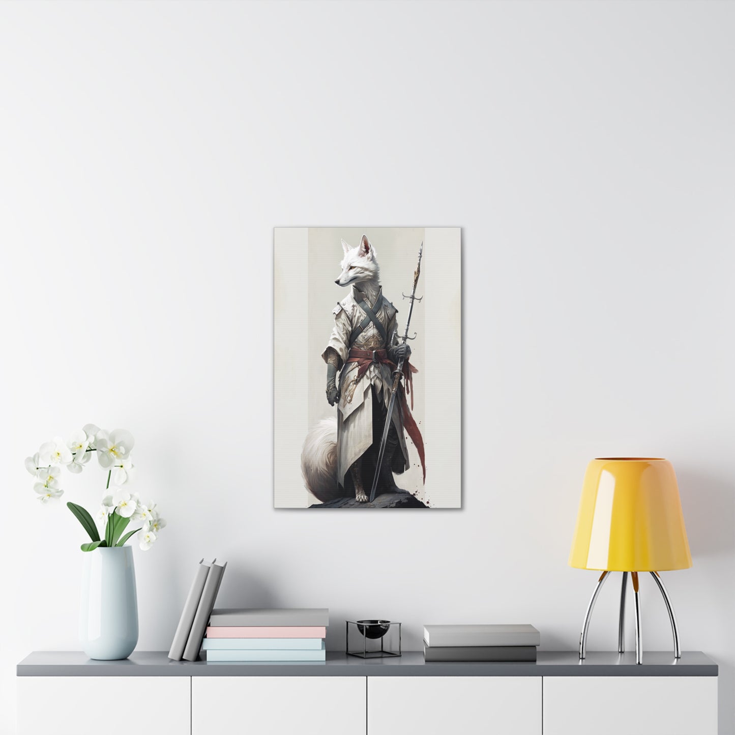 "Fox Paladine" Canvas Stretched, 0.75" - Print