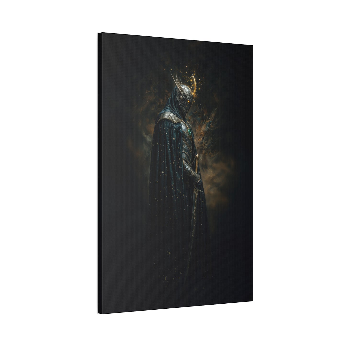 "Shadows Of The Eternal Knight" Canvas Stretched, 0.75" - Print