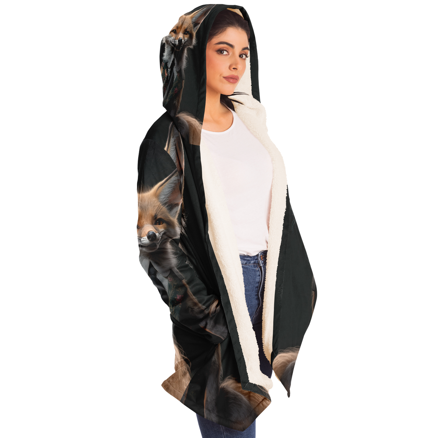 Mr Sleek Fox Microfleece Cloak