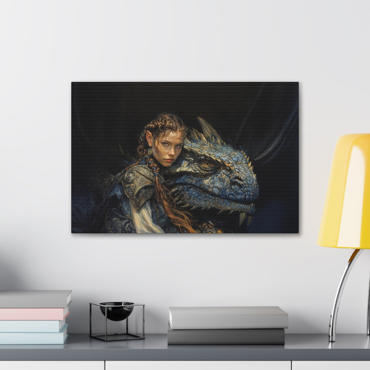 "Bond Of The Dragonrider"  Canvas Stretched, 0.75" - Print