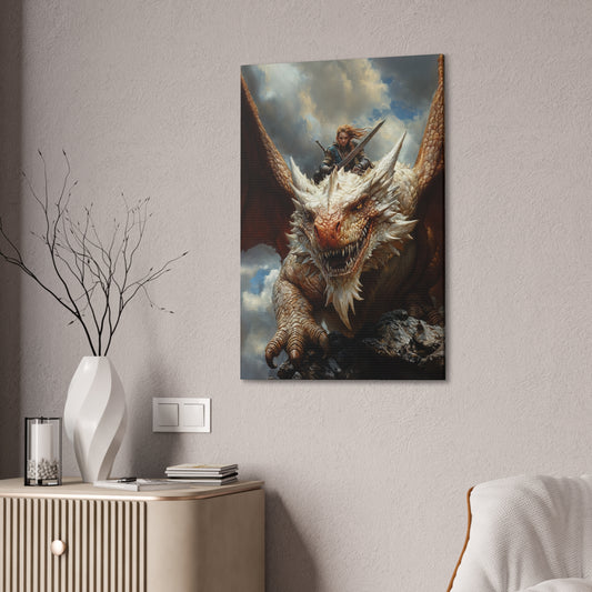 "Skyborn Fury" Canvas Stretched, 0.75" - Print